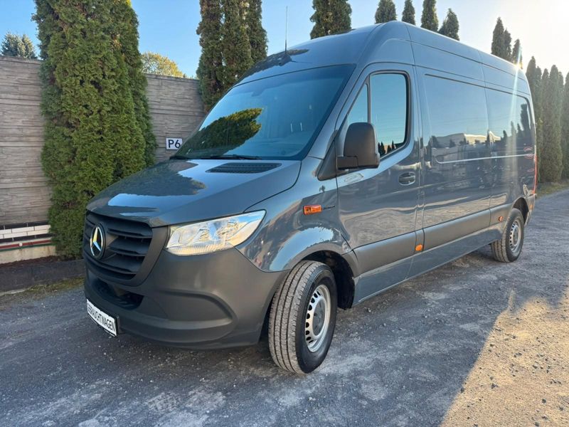 Mercedes-Benz eSprinter electric van for hire — front view